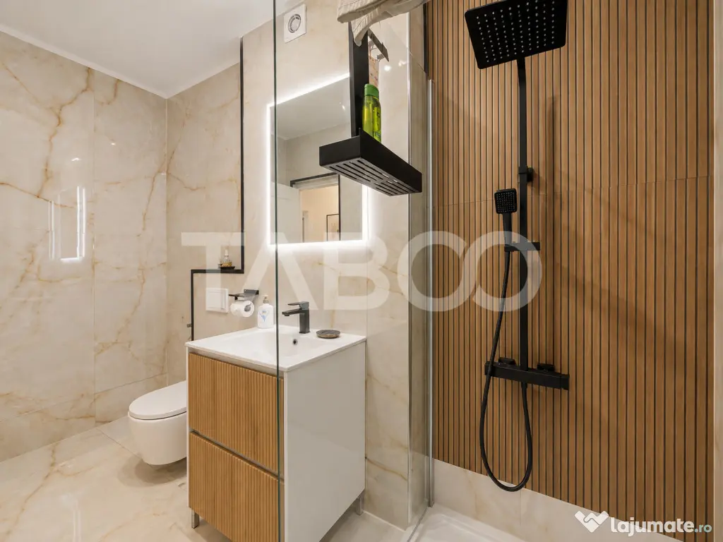 Apartament 2 camere 58 mpu mobilat si utilat premium Doamna - Sibiu (Sibiu)
