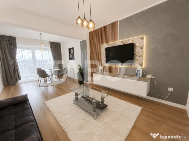 Apartament 2 camere 58 mpu mobilat si utilat premium Doamna - Sibiu (Sibiu)