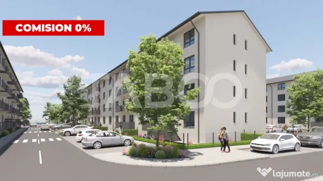 Apartament de vanzare cu 3 camere camara si parcare in Doamn - Sibiu (Sibiu)