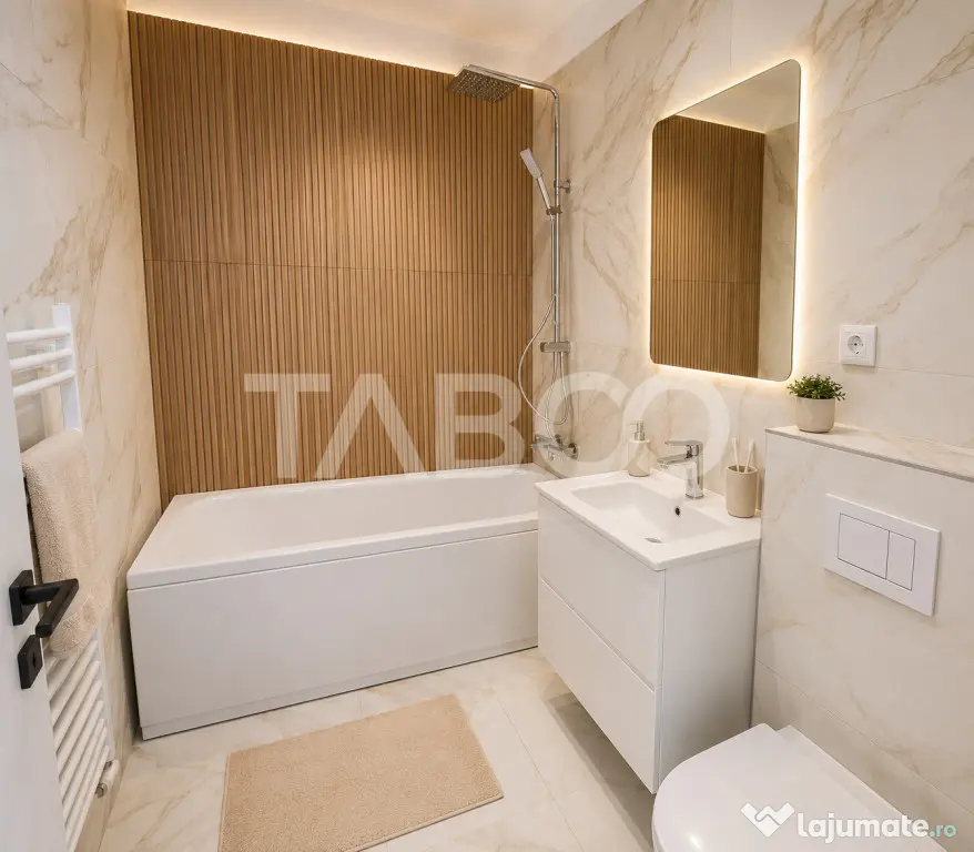 Apartament cu 3 camere De vanzare 2 bai parcare Doamna Stanc - Sibiu (Sibiu)