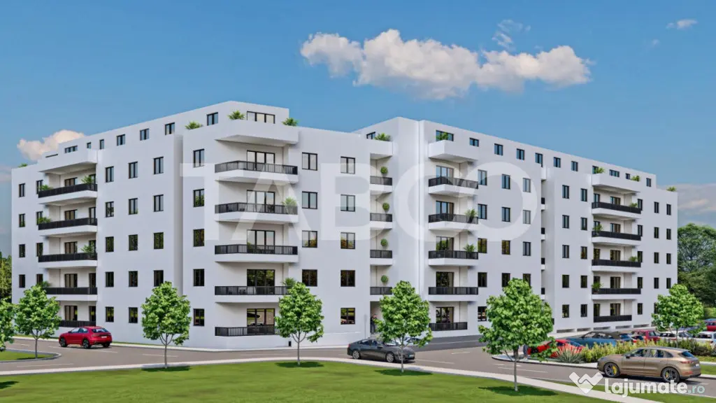 Apartament decomandat 3 camere 2 bai 83 mpu 2 balcoane Sibiu - Sibiu (Sibiu)