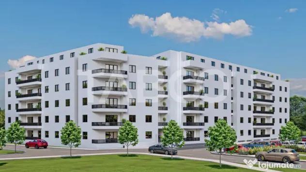 Apartament decomandat 3 camere 2 bai 83 mpu 2 balcoane Sibiu - Sibiu (Sibiu)