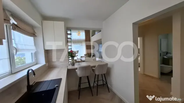 Penthouse lux ultrafinisat dotat si mobilat 2 nivele 131 mp - Sibiu (Sibiu)