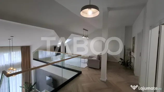 Penthouse lux ultrafinisat dotat si mobilat 2 nivele 131 mp - Sibiu (Sibiu)
