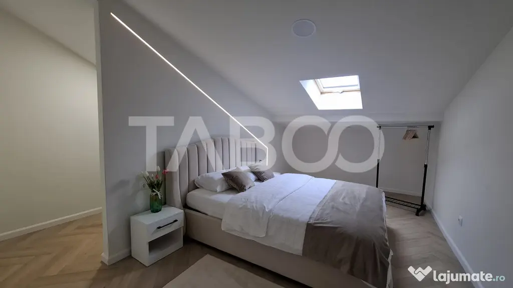 Penthouse lux ultrafinisat dotat si mobilat 2 nivele 131 mp - Sibiu (Sibiu)