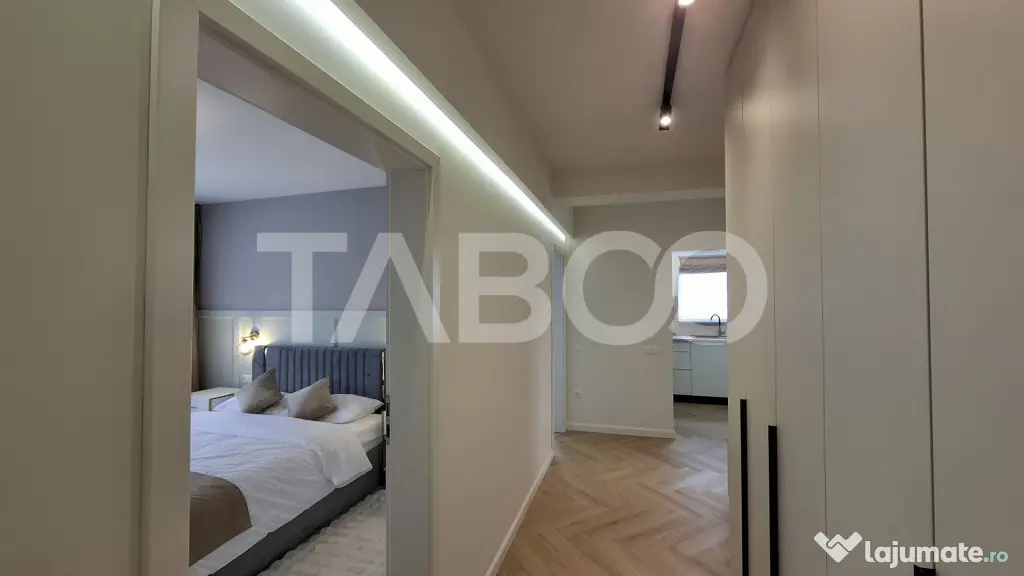 Penthouse lux ultrafinisat dotat si mobilat 2 nivele 131 mp - Sibiu (Sibiu)