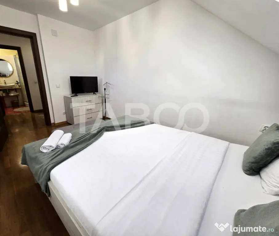 Apartament functional in regim hotelier 4 camere terasa parc - Sibiu (Sibiu)