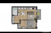 Apartament 2 camere 58 mp+balcon 6 mp in Cluj zona Vivo