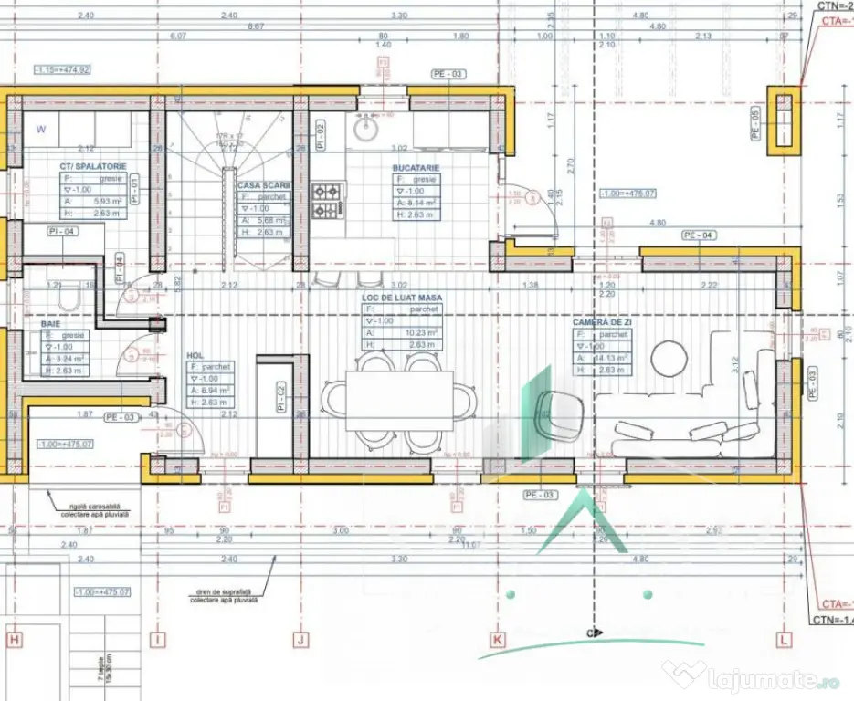 Casa individuala| 113 mp| Garaj| Chinteni - Chinteni (Cluj)
