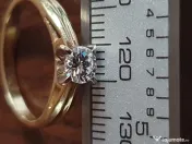 Inel Solitaire antic logodna aur 14k cu diamant natural vvs 0,5ct 