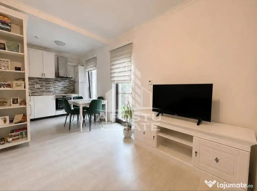 Apartament mobilat si utilat,2 camere,curte 71 mp,Braytim - Giroc (Timis)