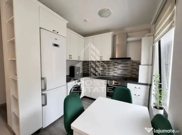 Apartament mobilat si utilat,2 camere,curte 71 mp,Braytim - Giroc (Timis)