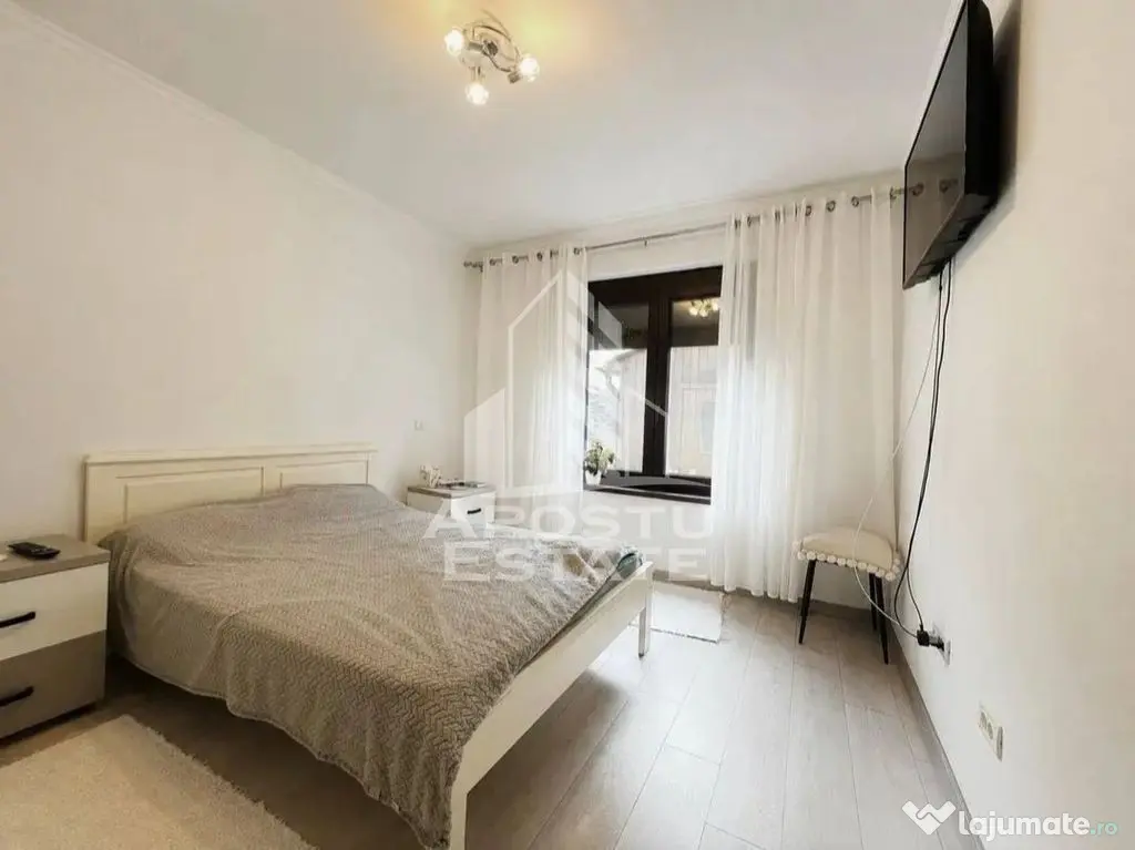 Apartament mobilat si utilat,2 camere,curte 71 mp,Braytim - Giroc (Timis)