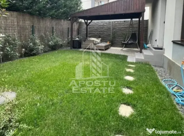 Apartament mobilat si utilat,2 camere,curte 71 mp,Braytim - Giroc (Timis)