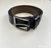 Curea neagra din piele pentru barbati 135 /3,5 