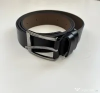 Curea neagra din piele pentru barbati 135 /3,5 