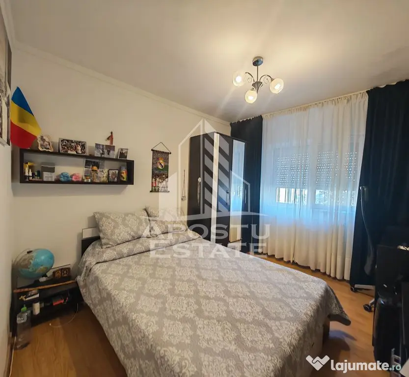 Apartament de vanzare cu 3 camere si 2 bai, decomandat, zona Lipovei - Timisoara (Timis)