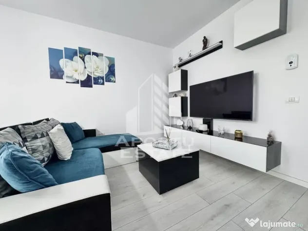 Apartament cu 2 camere la etajul 1 cu lift complet mobilat si utilat - Giroc (Timis)
