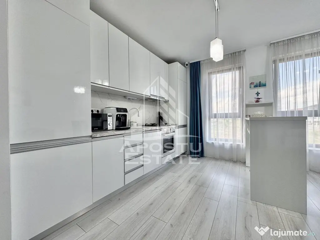 Apartament cu 2 camere la etajul 1 cu lift complet mobilat si utilat - Giroc (Timis)