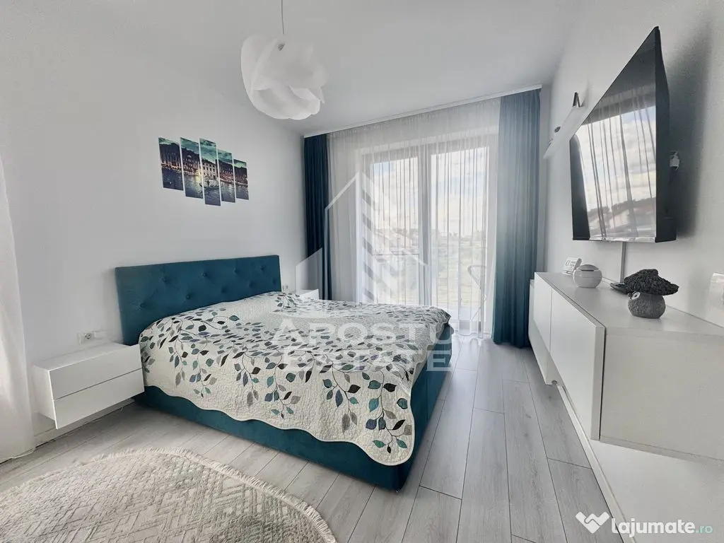 Apartament cu 2 camere la etajul 1 cu lift complet mobilat si utilat - Giroc (Timis)
