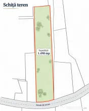Teren 1.490 mp | Faget, Cluj | Zonă de case | Potențial re