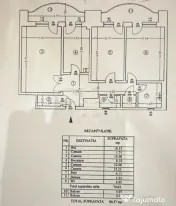 3 camere Unirii decomandat, parcare, et. 2, an 1996, 87 mp,