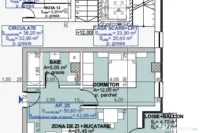 Apartament 2 camere, bloc nou, etaj 4/5 cu lift, loc de parc