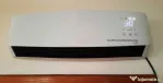 Vând aerotermă de perete, 2000 W, cu telecomandă, termostat electronic si timer