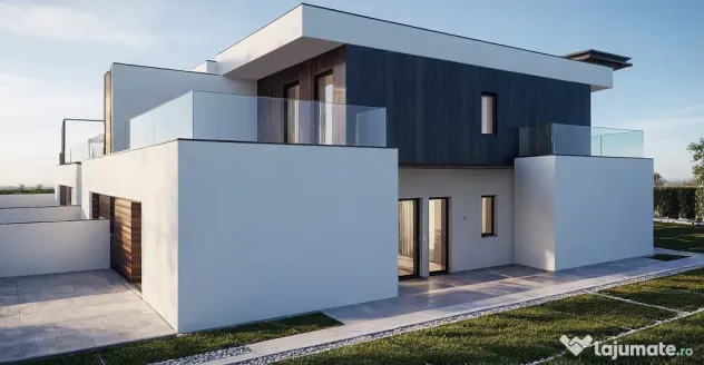 Duplex modern 4 camere, unit prin camera tehnica - Giarmata - Giarmata Vii (Timis)