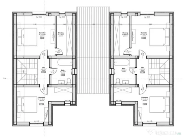 Duplex elegant, 4 camere, 105 mp, 250 mp teren - Sanandrei - Sanandrei (Timis)