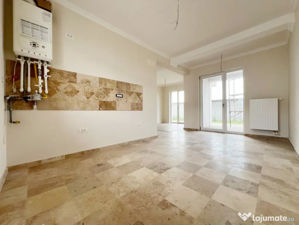 Casa insiruita, 4 camere, 87mp, 24mp terasa, toate utilitati - Giroc (Timis)