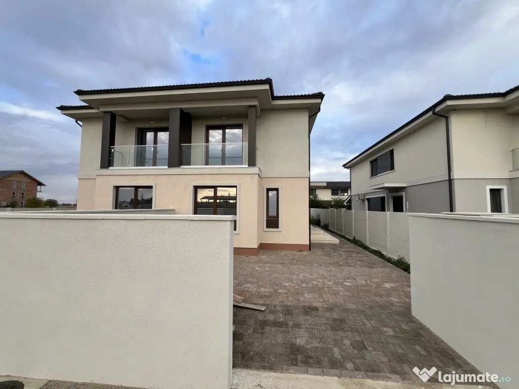 Duplex modern 5 camere | 125 mp utili | Teren 310 mp | Chiș - Chisoda (Timis)