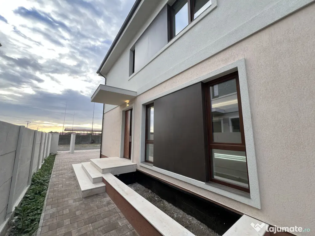 Duplex modern 5 camere | 125 mp utili | Teren 310 mp | Chiș - Chisoda (Timis)