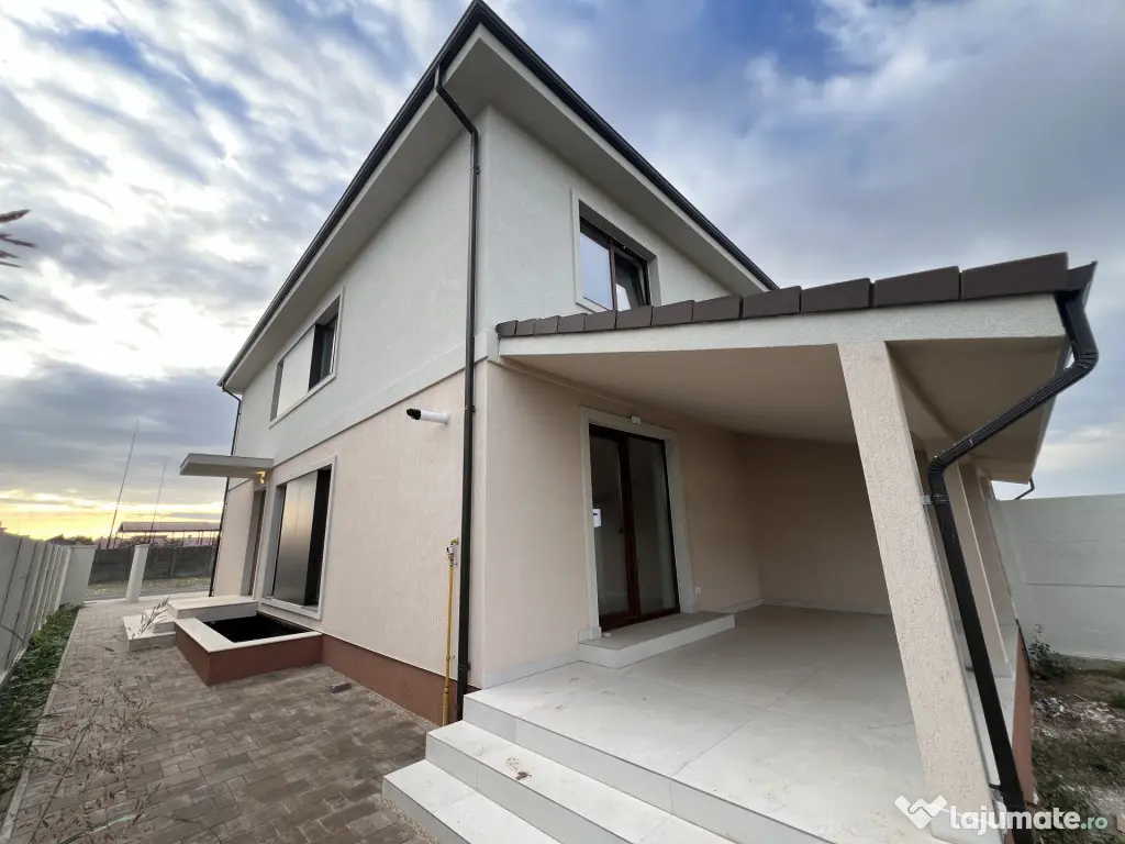 Duplex modern 5 camere | 125 mp utili | Teren 310 mp | Chiș - Chisoda (Timis)