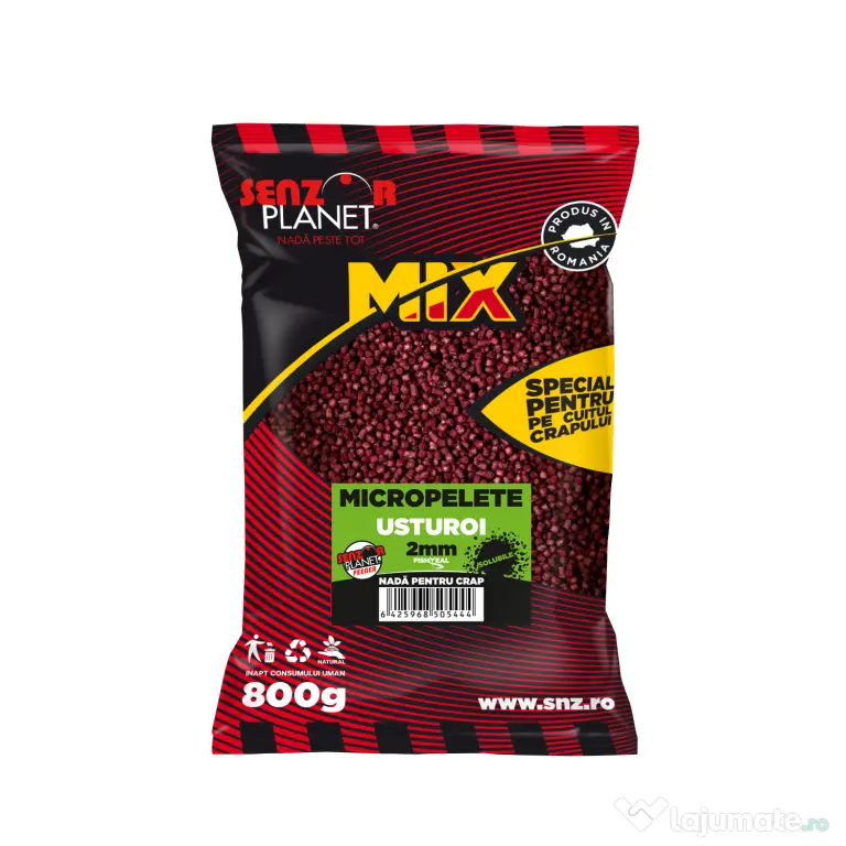 SENZOR PLANET MICROPELETE USTUROI 2mm 800g