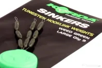 KORDA OPRITOARE KORDA TUNGSTEN SINKERS GREEN Mediu