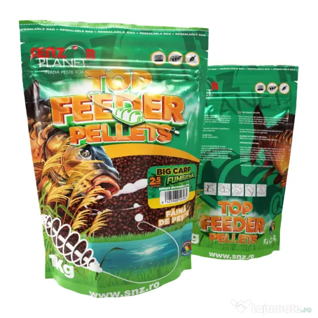 SENZOR PLANET PELETE FUMIGENA TOP FEEDER BIG CARP 2.5mm 1kg