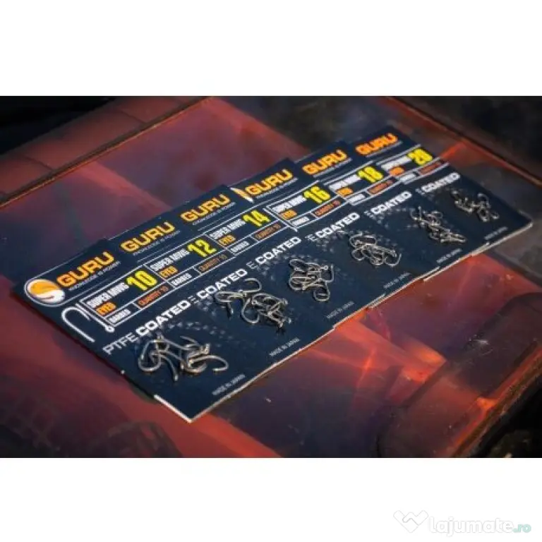 GURU CARLIGE GURU SUPER MWG EYED BARBED, 10buc Nr 10