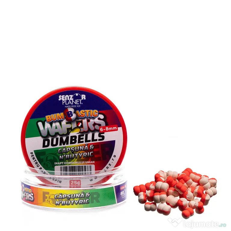 SENZOR PLANET BUMBASTIC WAFTERS DUMBELLS PENTRU BANDA CAPSUNA & N'BUTYRIC 6-8mm 25g