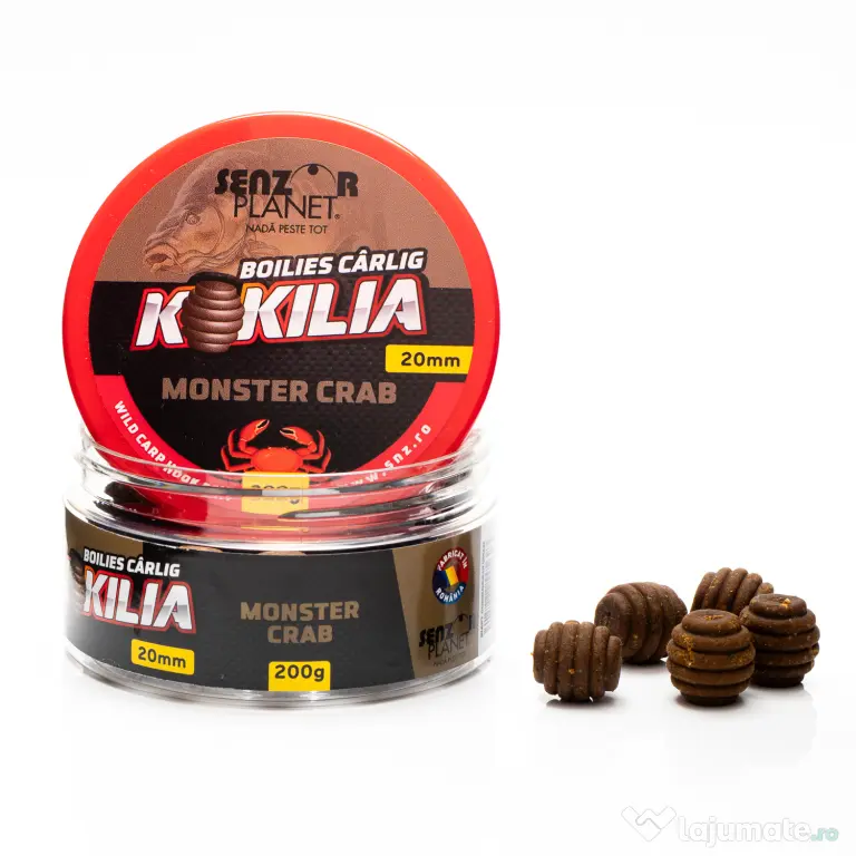 SENZOR PLANET BOILIES KOKILIA PENTRU CARLIG MONSTER CRAB 20mm 200g