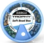 ZEBCO BILUTE ANTISOC ZEBCO BEAD BOX SOFT MIXED 89 buc/set