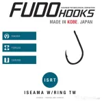 FUDO HOOKS CARLIGE FUDO ISEAMA W/RRING TW TF-7207 Nr 1