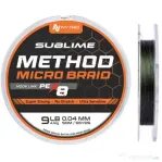 NYTRO FIR TEXTIL NYTRO PE-X8 SUBLIME METHOD MICROBRAID HOOK LINK, 50m 0.06mm/5.0kg 0.06mm/5.0kg