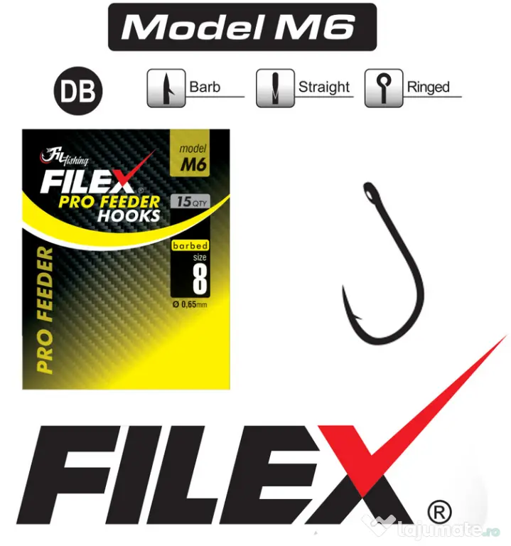 FILFISHING CARLIGE FILFISHING FILEX PRO FEEDER M6, 15buc Nr 8