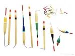 UNKNOWN SET 10 PLUTE HANDMADE BALSA PENTRU CARAS, CIORTAN SI CRAP 4.5-13cm