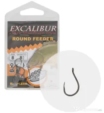 ENERGO TEAM CARLIGE ENERGOTEAM EXCALIBUR ROUND FEEDER BARBLESS, 8buc Nr 8