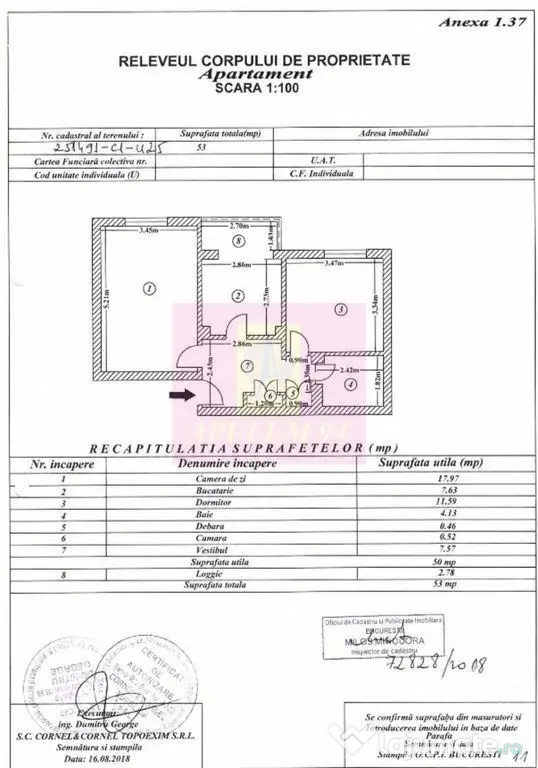 Apartament 2 camere | Aviației | Etaj 1/4