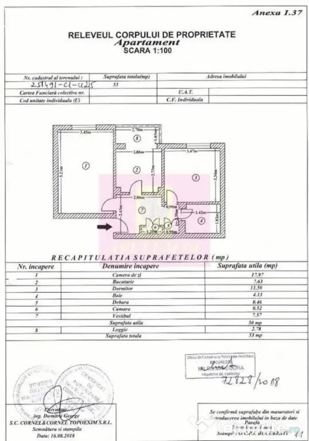 Apartament 2 camere | Aviației | Etaj 1/4