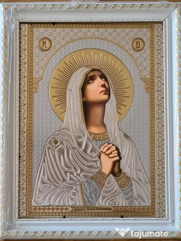 Icoana:Maica Domnului,IIsus,Ierusalima-Relief