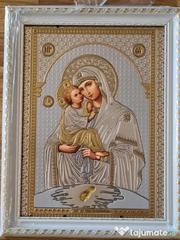 Icoana:Maica Domnului,IIsus,Ierusalima-Relief